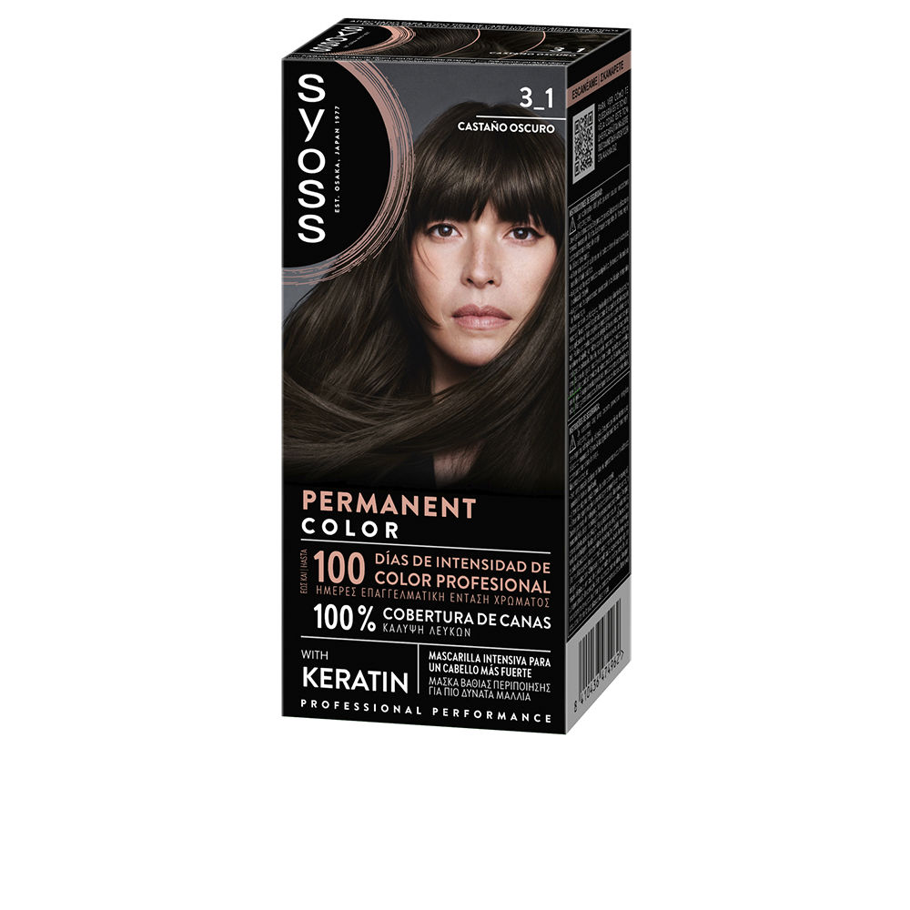 PERMANENT COLOR  #3.1-Castaño Oscuro 1 u