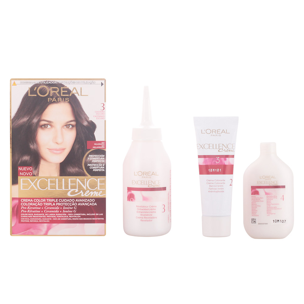 EXCELLENCE Creme tinte #3 castaño oscuro 192 ml